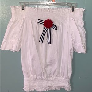 Off the shoulder top